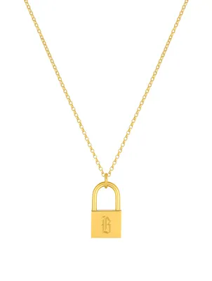 Love Letter 14K Gold Filled B Necklace