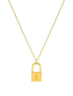 Love Letter 14K Gold Filled E Necklace