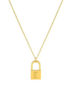 Love Letter 14K Gold Filled T Necklace