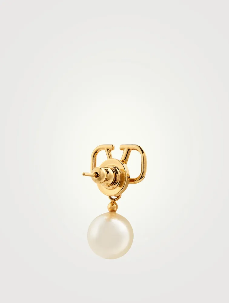 VLOGO Faux Pearl Drop Earrings