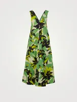 Dea Sleeveless Midi Dress Floral Print