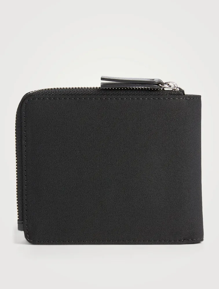 Studded Nylon Zip Wallet