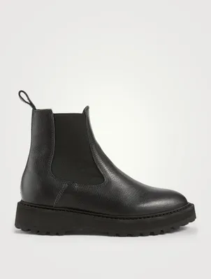 Alberone Leather Chelsea Boots