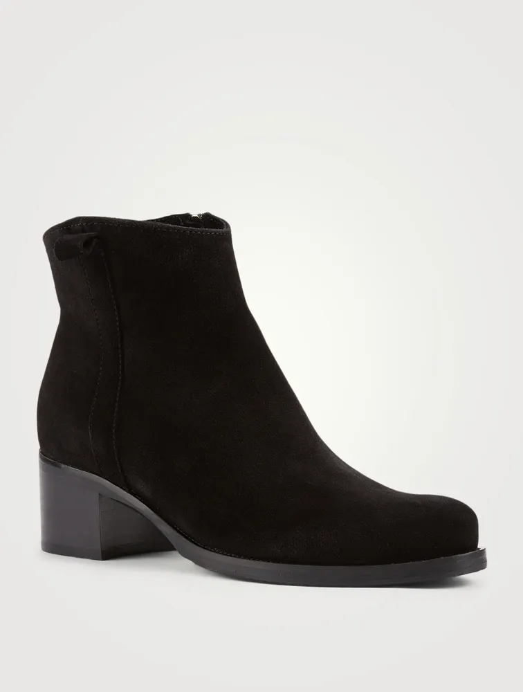 Presley Suede Heeled Ankle Boots