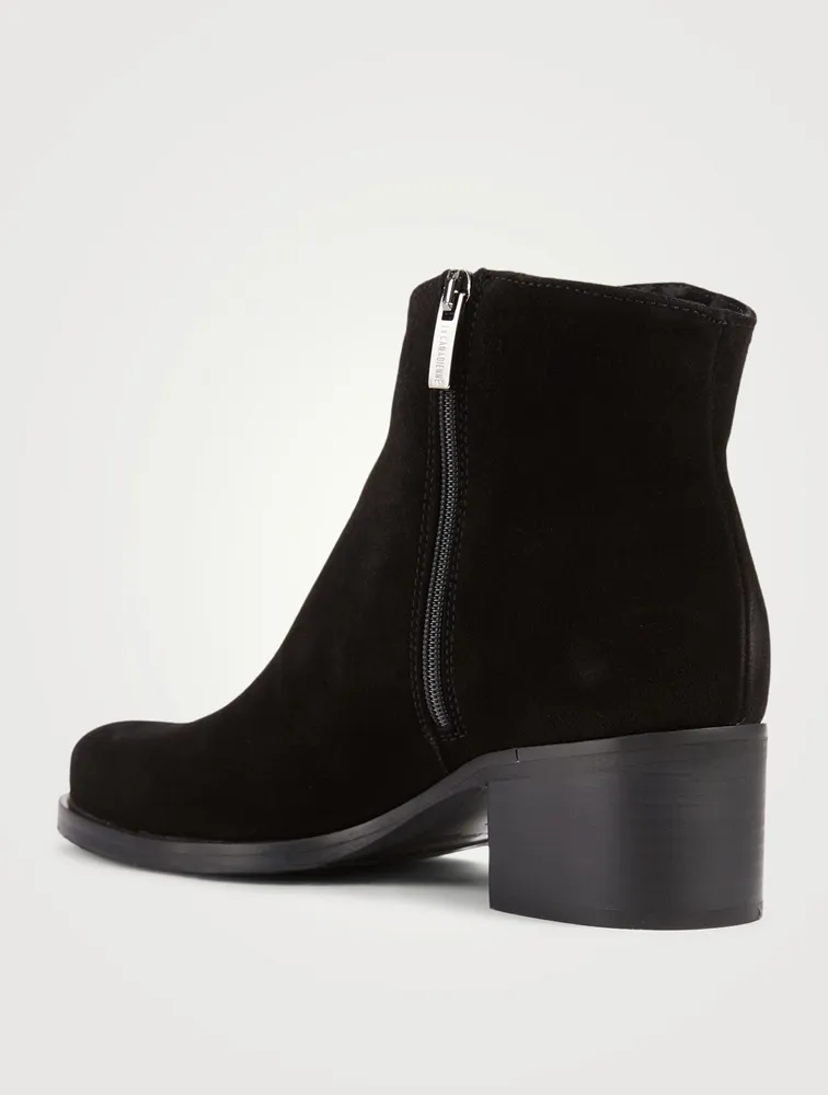 Presley Suede Heeled Ankle Boots