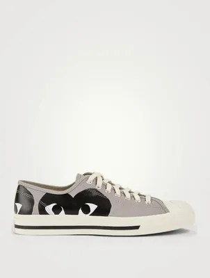 CONVERSE x CDG PLAY Jack Purcell Canvas Sneakers