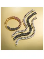Essential 18K Gold Rainbow Link Bracelet With Diamonds