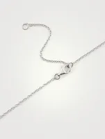 18K White Gold Pendant Necklace With Diamonds