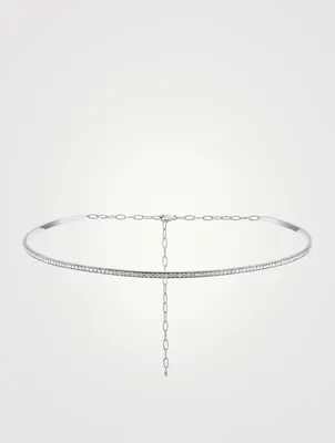 Spectrum 18K White Gold Necklace With Diamonds