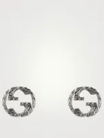 Interlocking G Sterling Silver Earrings