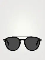 DiorBlackSuit RI Round Sunglasses