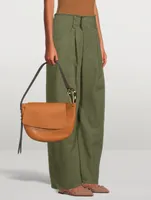 Cotton Wide-Leg Pants