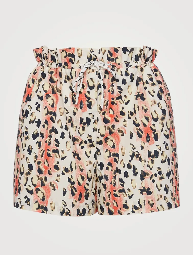 Camille Shorts Leopard Print