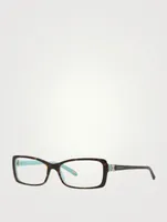 Rectangular Optical Glasses With Crystals