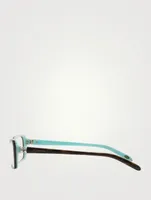 Rectangular Optical Glasses With Crystals