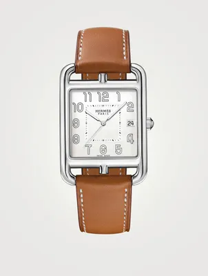 Cape Cod TGM Single Tour Leather Strap Watch, 33 x 33mm