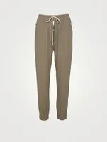 Cady Crepe Track Pants