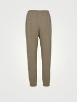 Cady Crepe Track Pants