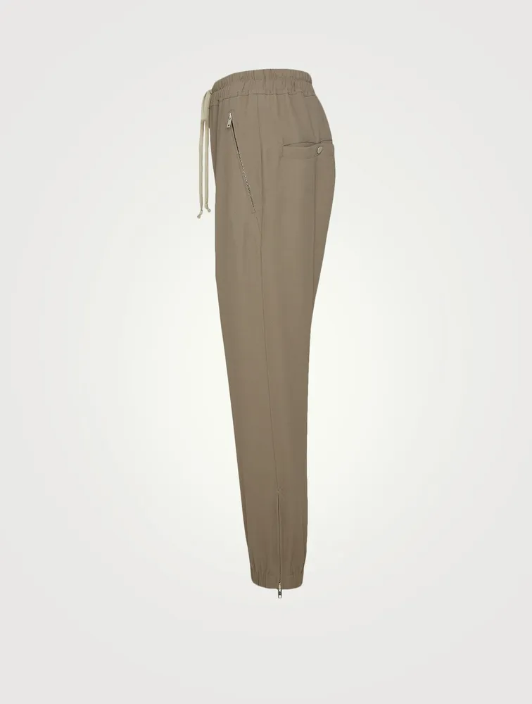 Cady Crepe Track Pants