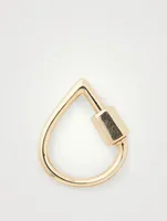 14K Yellow Gold Baby Drop Lock