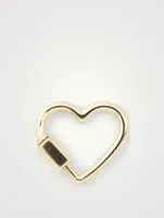 14K Yellow Gold Baby Heart Lock