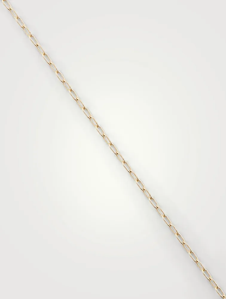 14K Yellow Gold Fine Square Link Chain