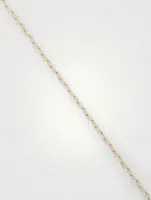 14K Yellow Gold Fine Square Link Chain