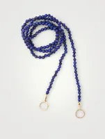 Lapis Itty Bitty Strand With 14K Yellow Gold Loops