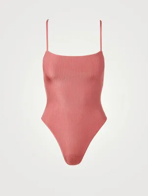Jenna Ribbed One-Piece Swimsuit