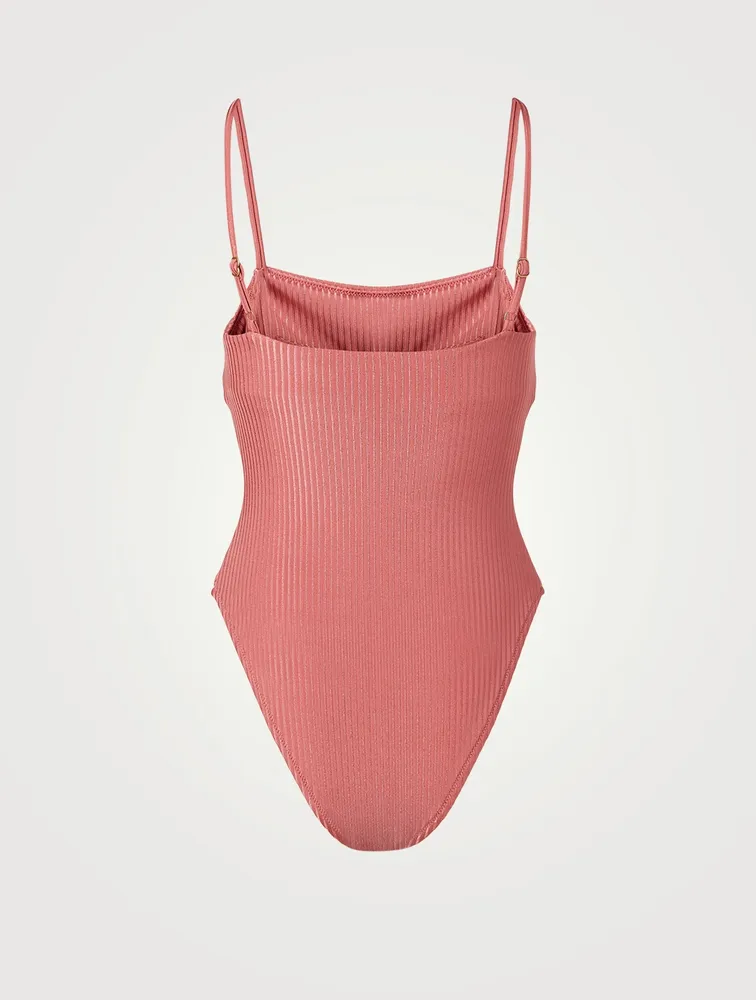 Jenna Ribbed One-Piece Swimsuit