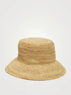 Cannes Straw Bucket Hat