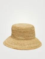 Cannes Straw Bucket Hat