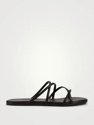 Sloane Leather Crisscross Sandals
