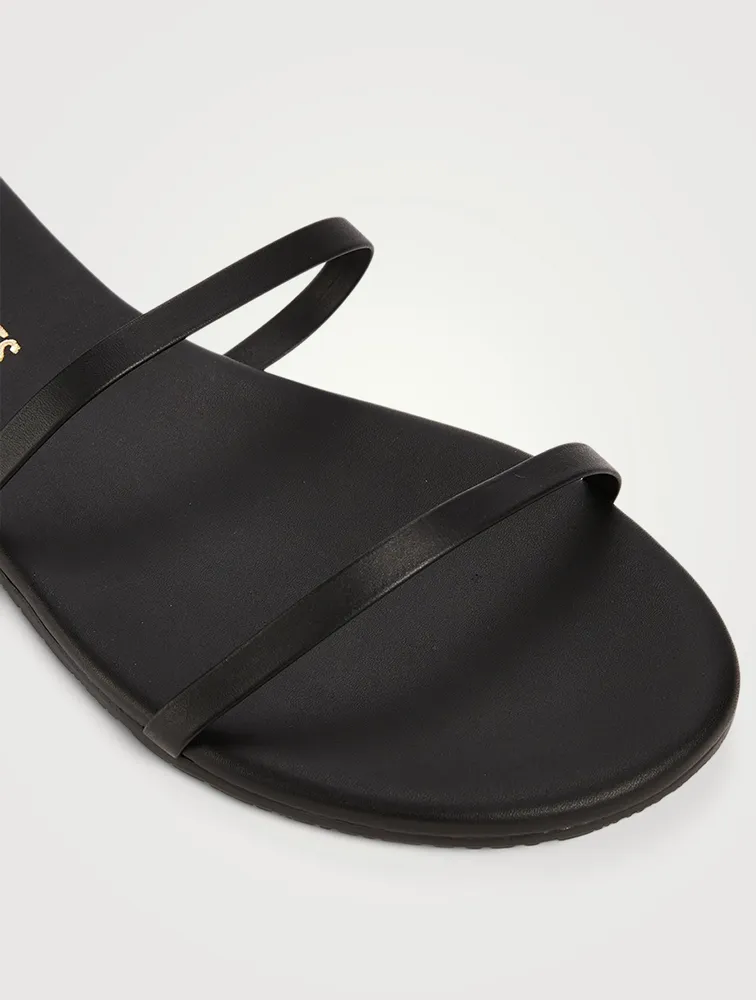 Gemma Leather Slide Sandals