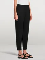 Viscose Stretch Jersey Jogger Pants