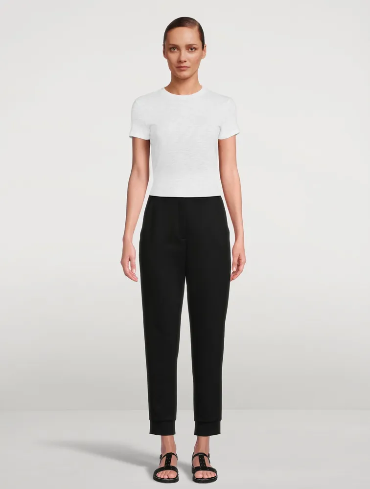 Viscose Stretch Jersey Jogger Pants