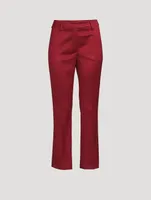 Cropped Bootcut Pants