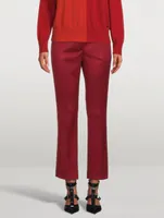 Cropped Bootcut Pants