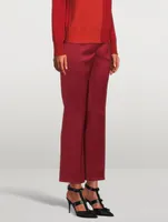 Cropped Bootcut Pants