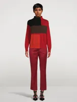 Cropped Bootcut Pants