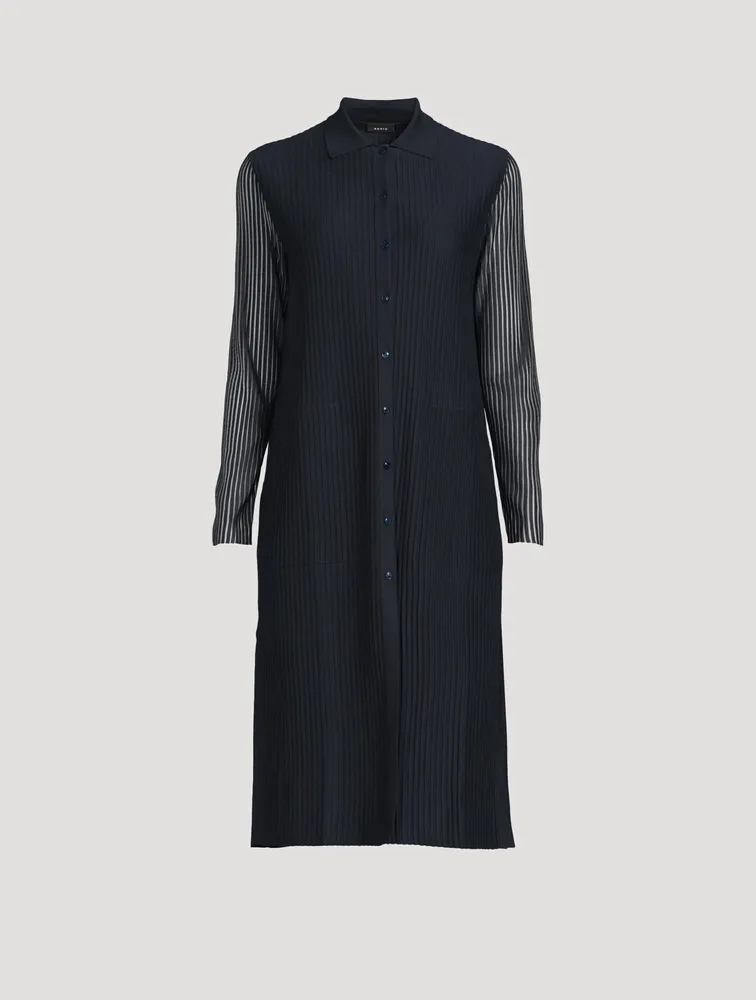 Silk And Cotton Long Coat