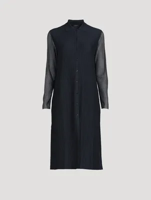 Silk And Cotton Long Coat