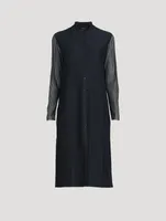 Silk And Cotton Long Coat