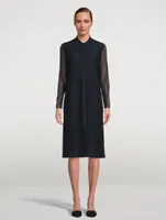 Silk And Cotton Long Coat