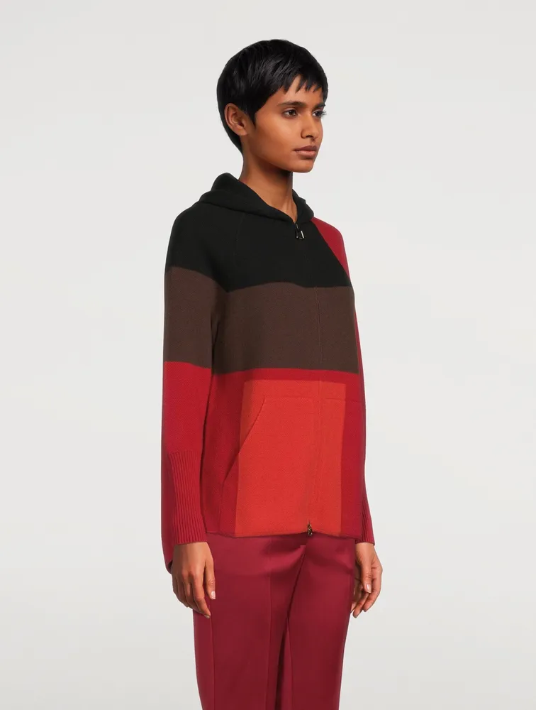 Cashmere Colourblock Hoodie