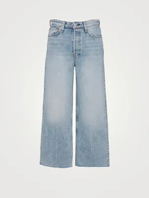 Maya High-Waisted Wide Ankle Jeans