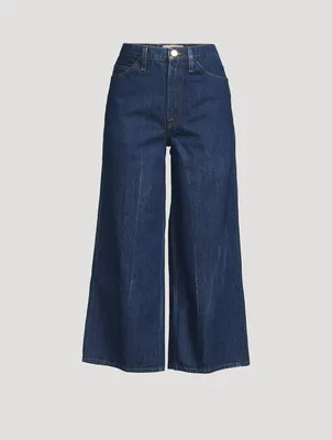 Le Italien Wide Crop Jeans