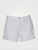 Le Brigette Raw Edge Denim Shorts