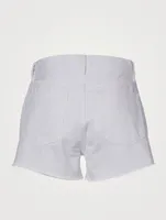 Le Brigette Raw Edge Denim Shorts