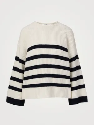 Marinier Swingy Sweater Striped Print